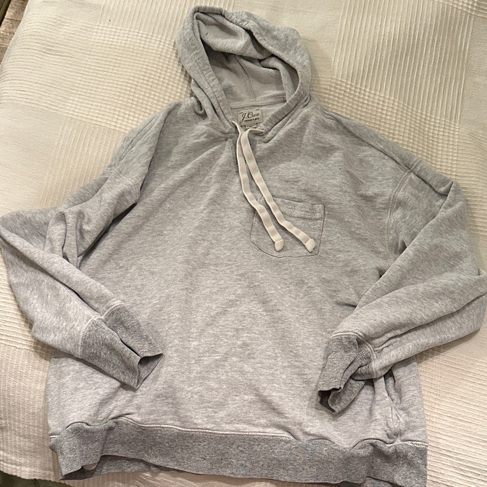 J. Crew Light Gray Women's Hoodie Sweater
